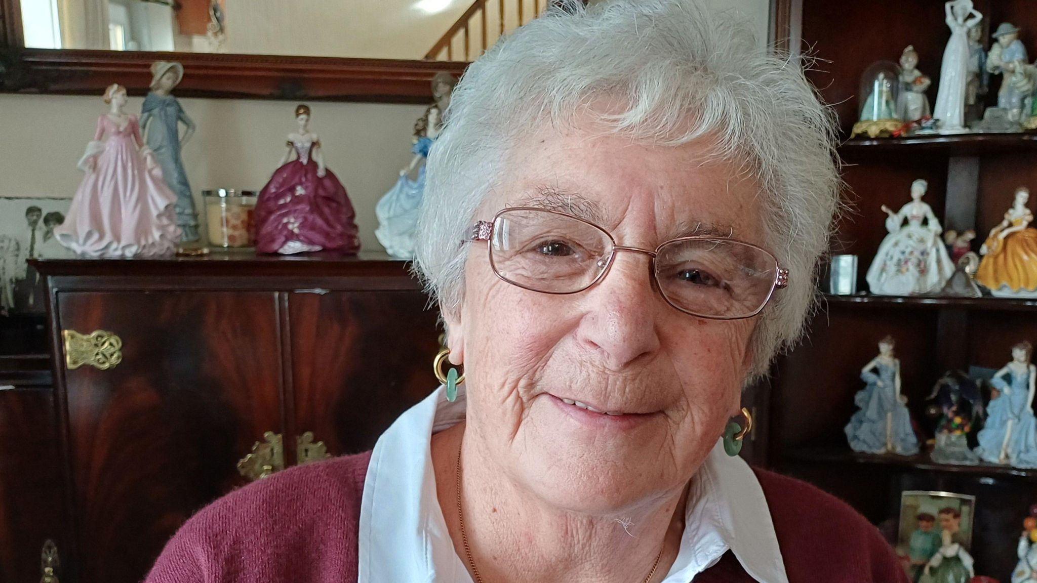 Ann Jones at her home in Hirwaun