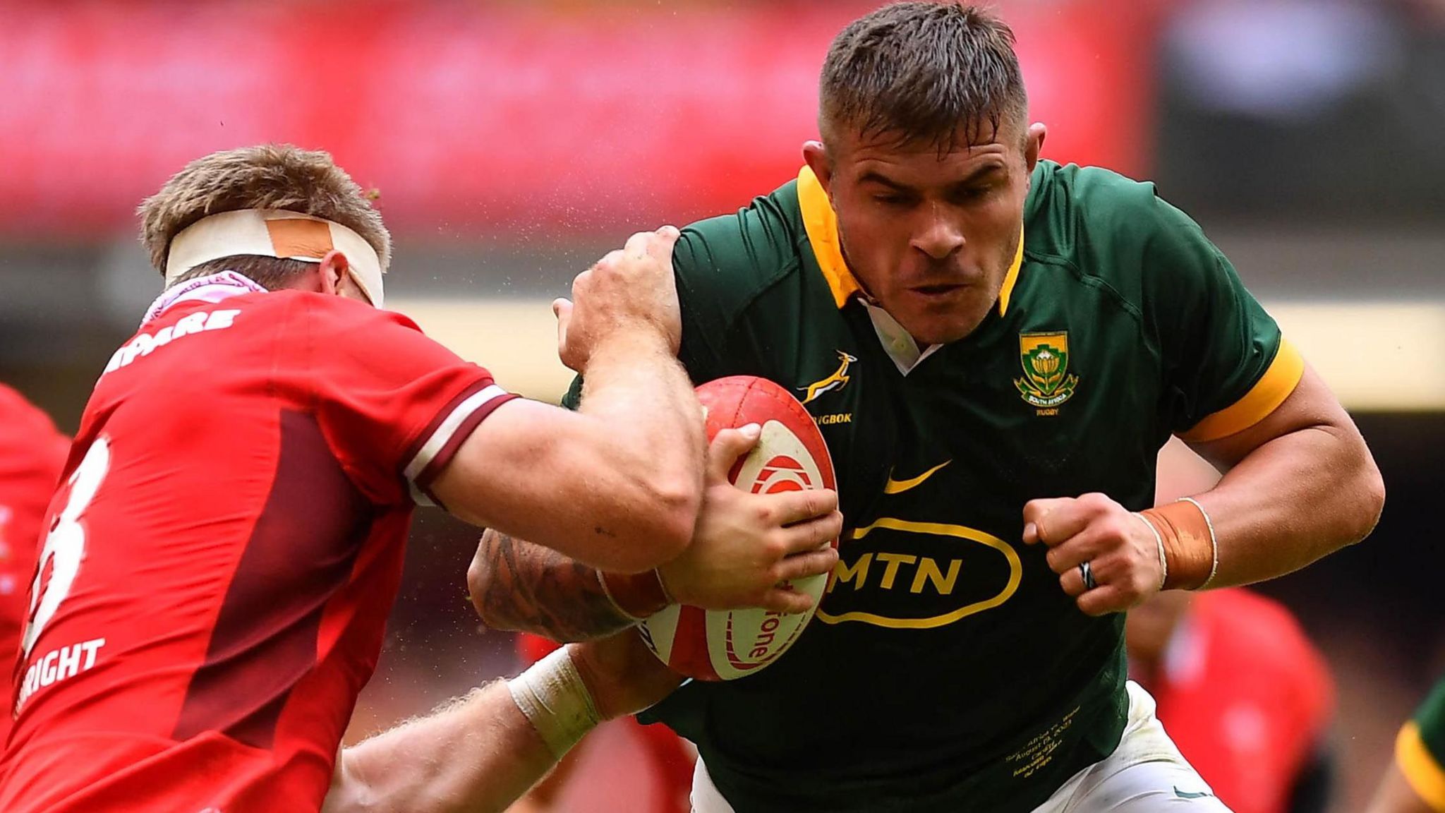 Hooker Malcolm Marx started South Africa's 52-16 victory against Wales in the World Cup warm-up in Cardiff in August 2023