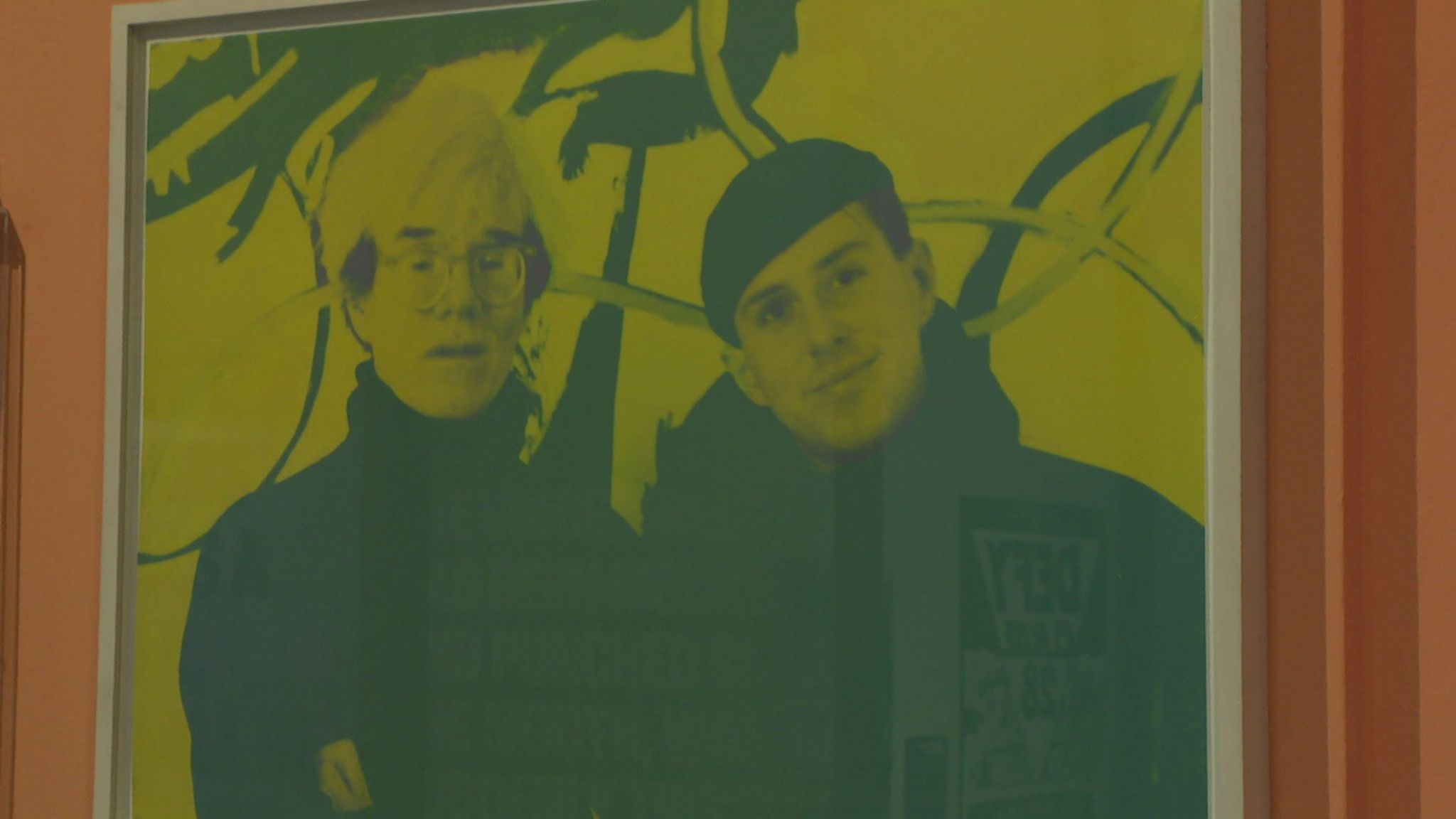 A picture of Holly Johnson with Andy Warhol