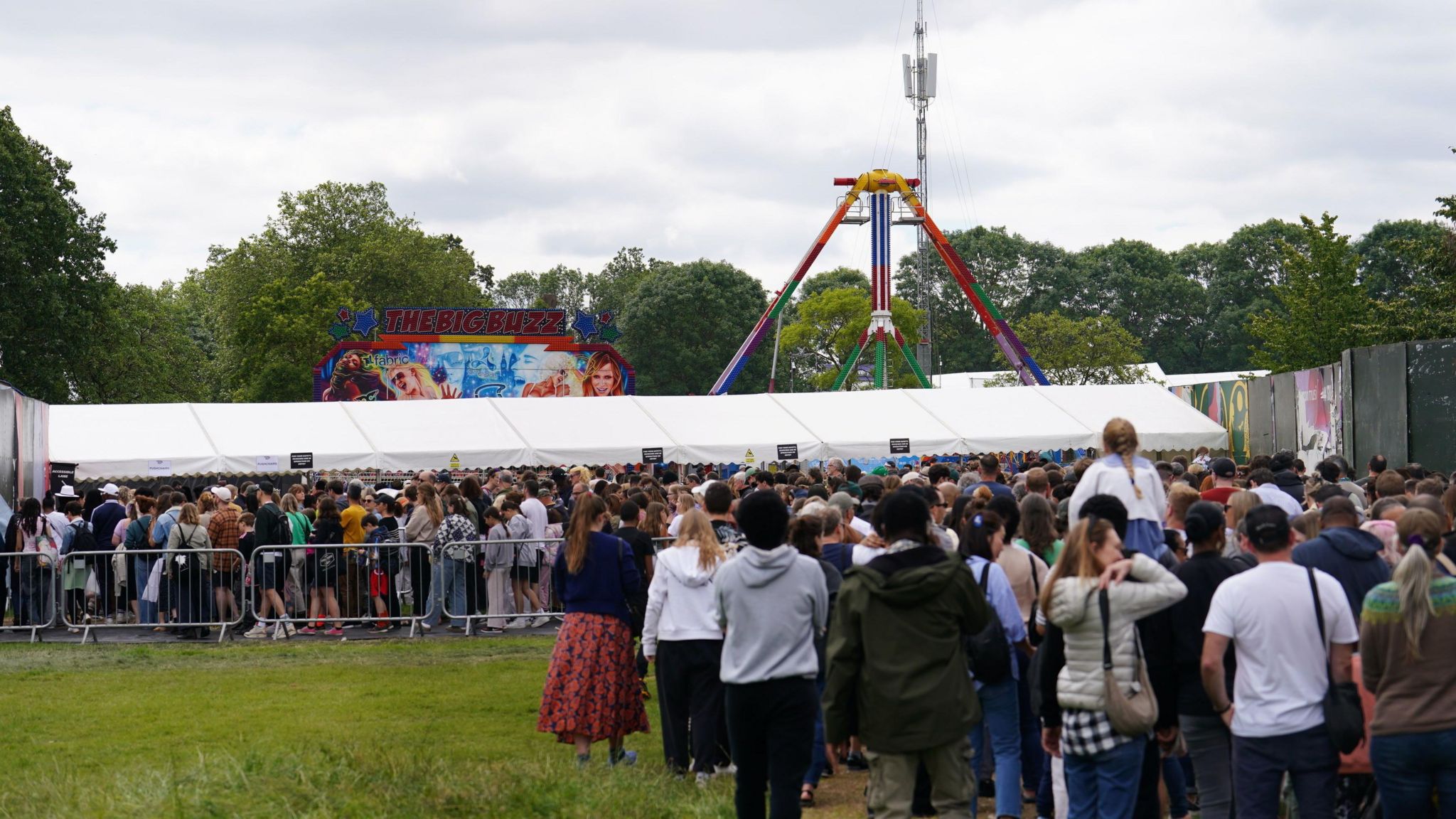 People attend the Lambeth Country Show on Sunday