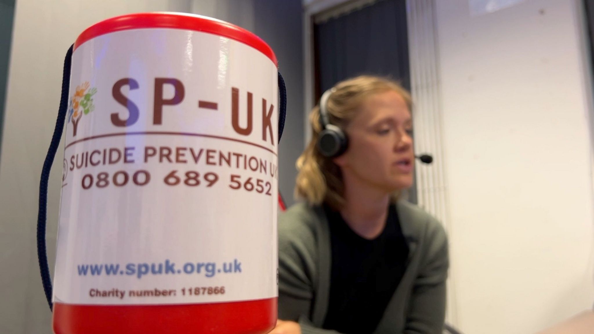 Lauren Rolfe from charity Suicide Prevention UK