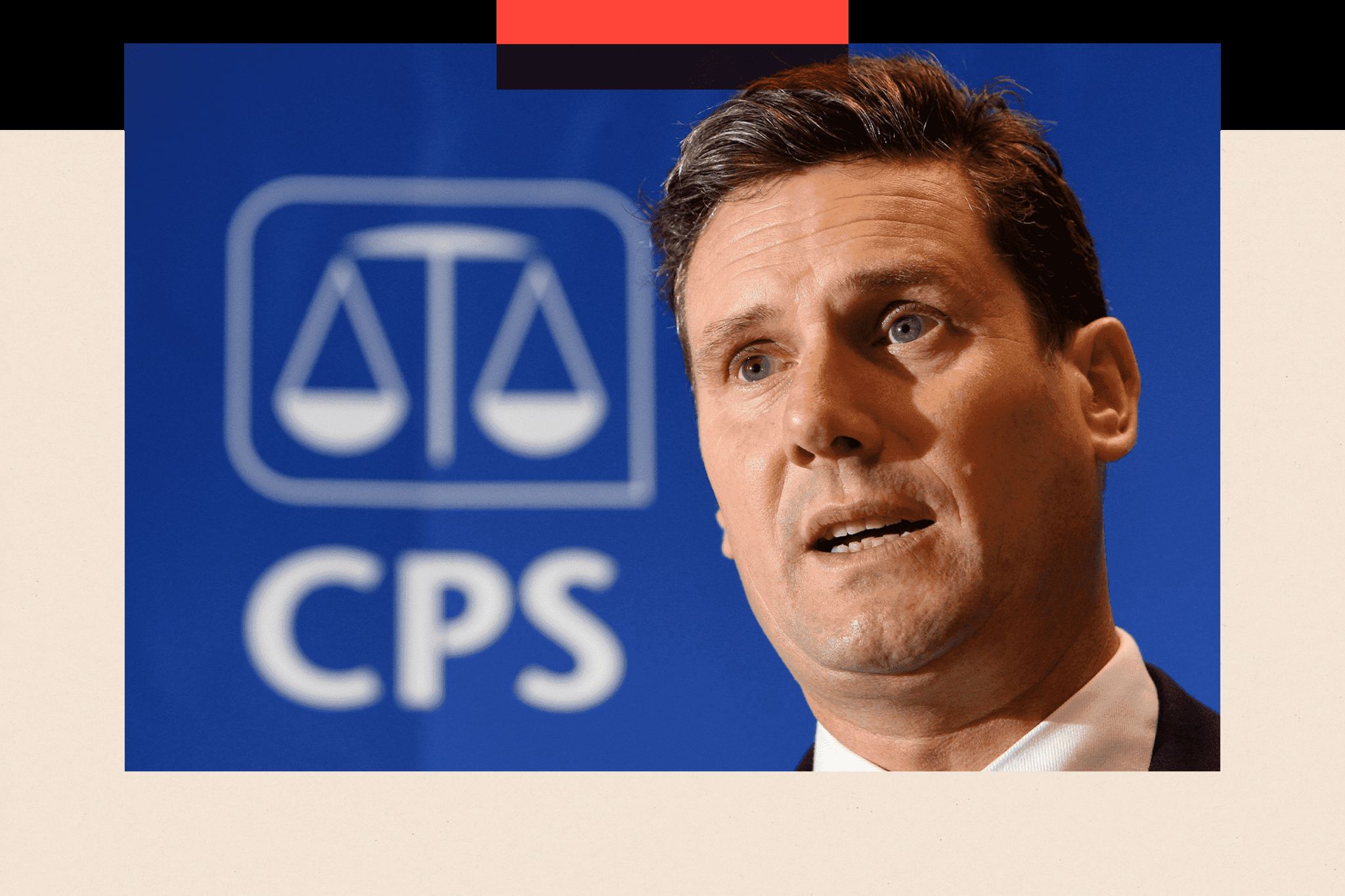 Keir Starmer during his time at the Crown Prosecution Service