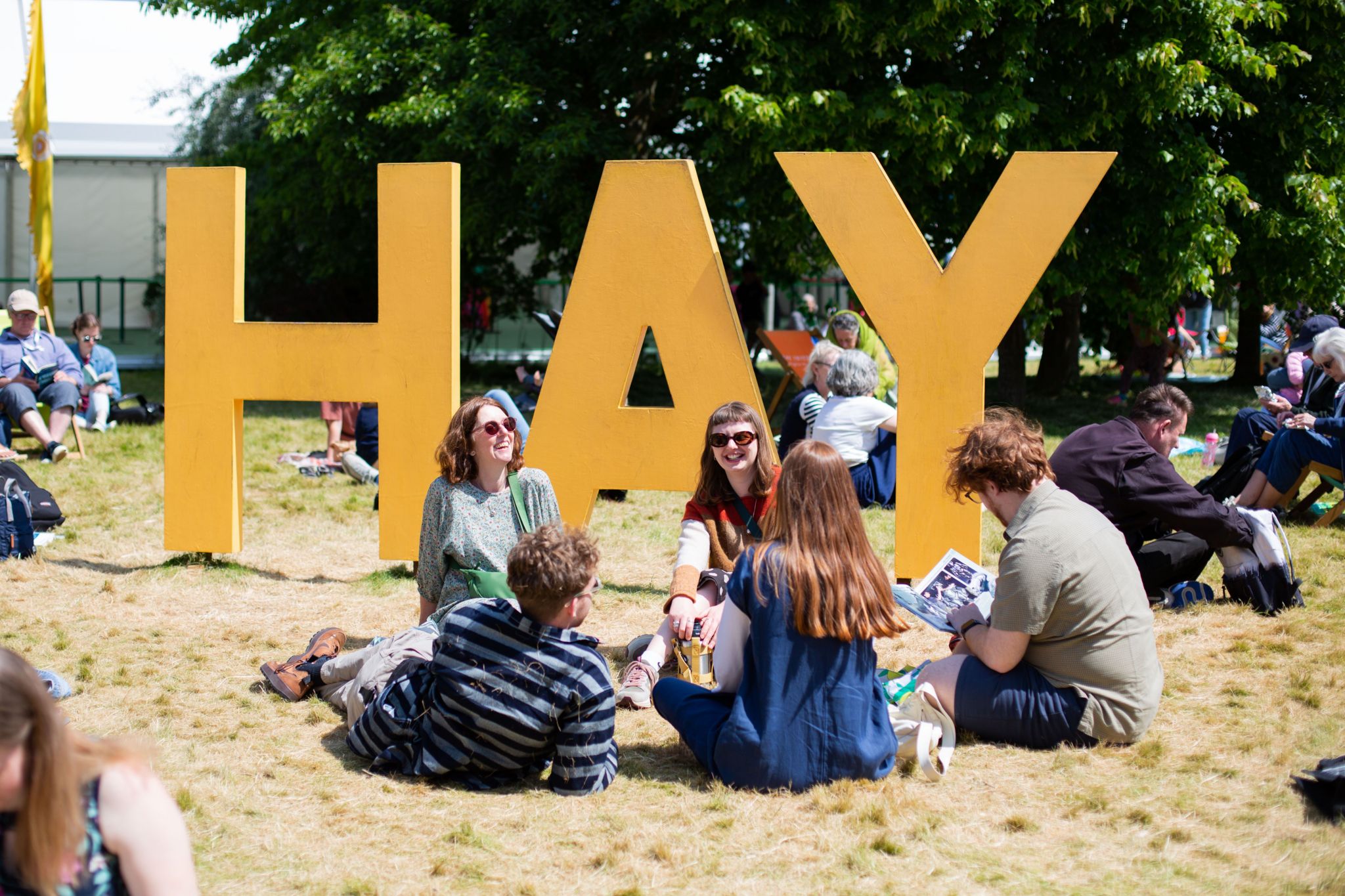 Hay Festival sign
