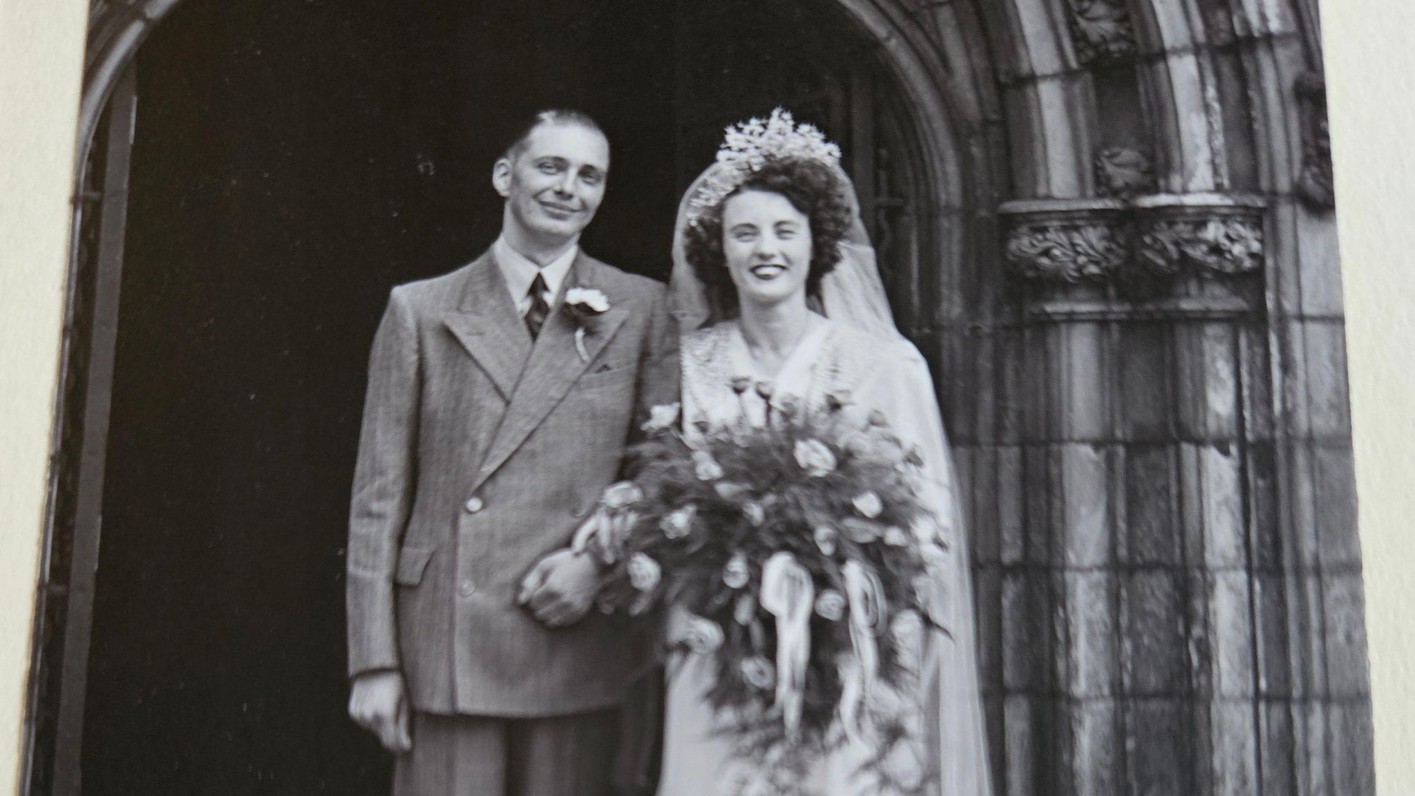 Mable Ogle's wedding photograph