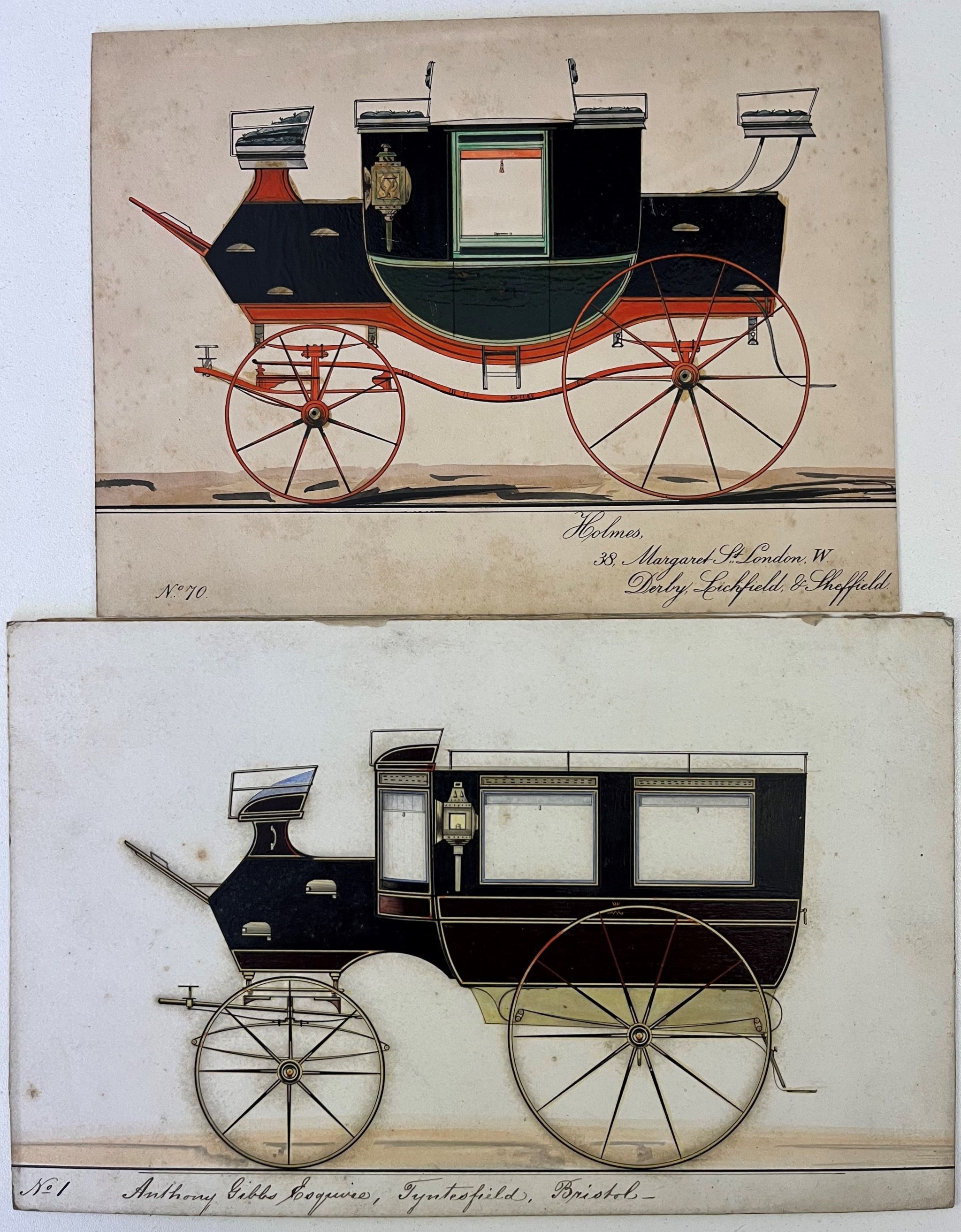 Two carriage designs