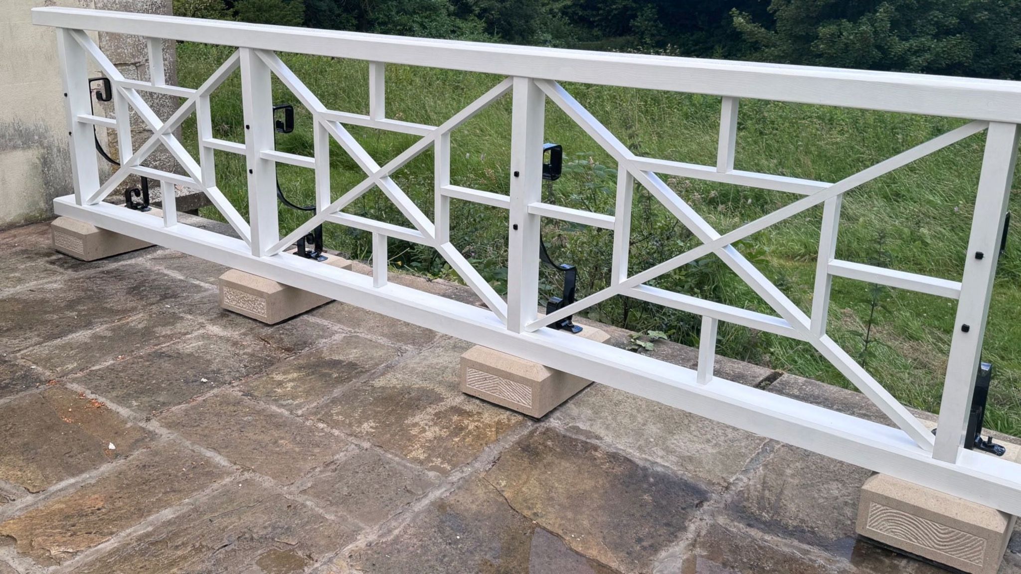 The group from the skills programme recently restored part of a centuries-old bridge in County Tyrone