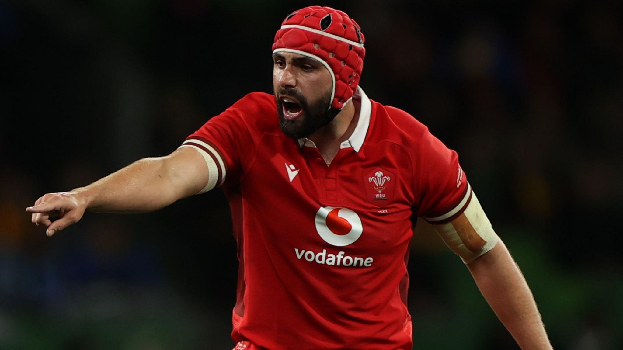 Cory Hill successful Test action for Wales against Australia 