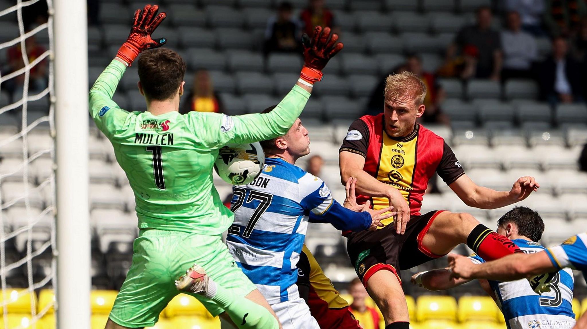 Partick Thistle's Ryan Mullen is denied