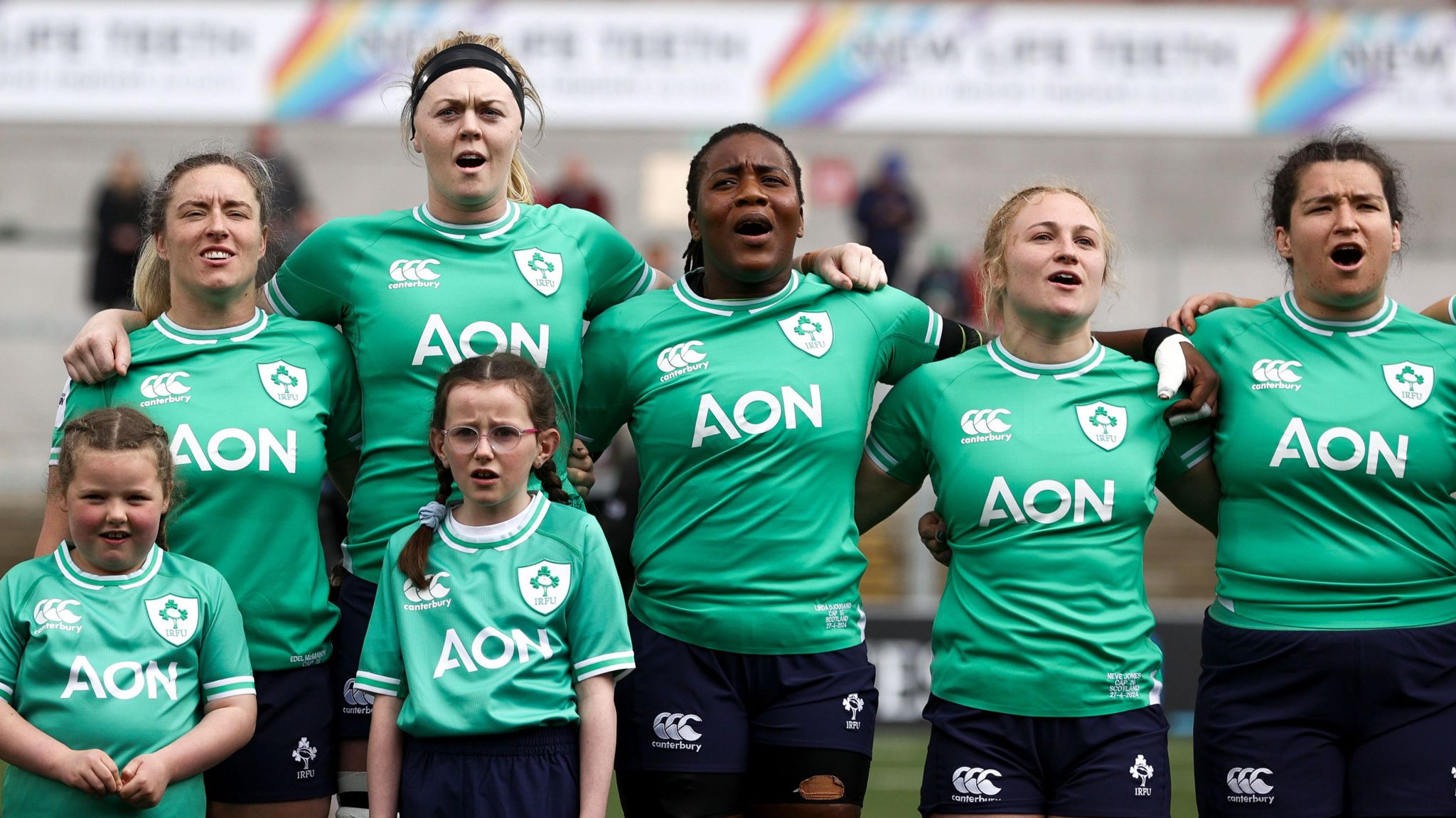 Ireland players guidelines for nan anthem