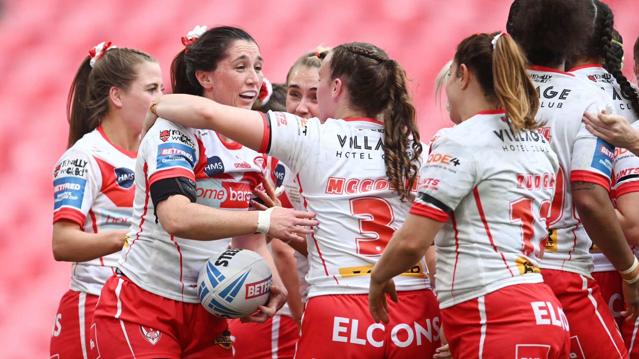 Faye Gaskin's opening try at Wembley