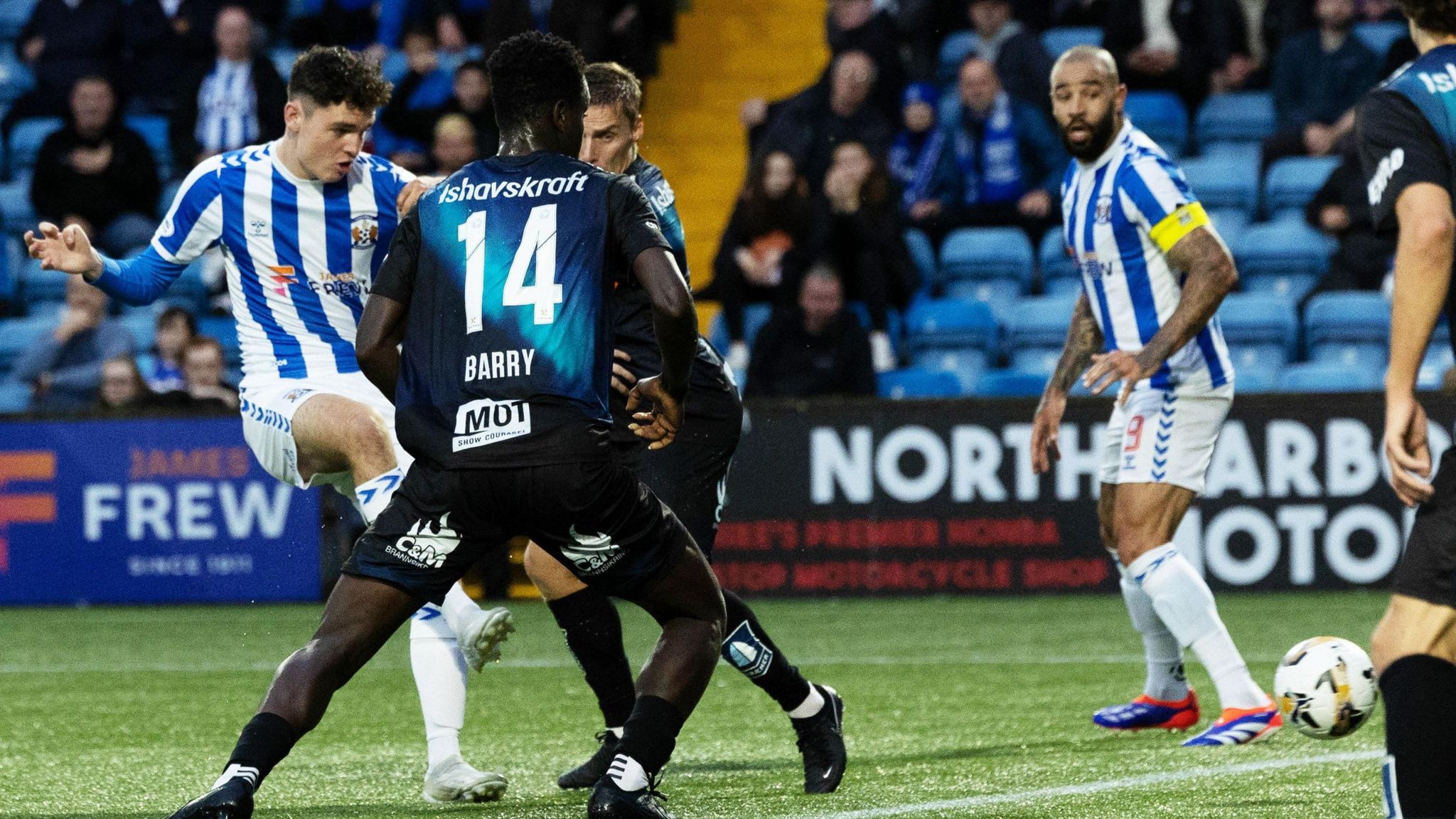 Bobby Wales scores for Kilmarnock against Brann