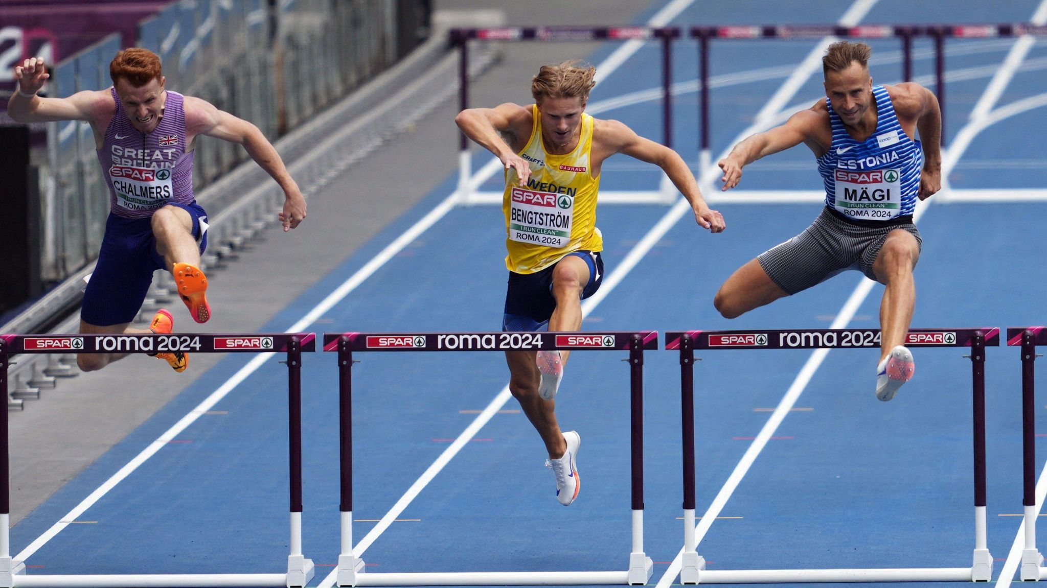 Alastair Chalmers in action in Rome