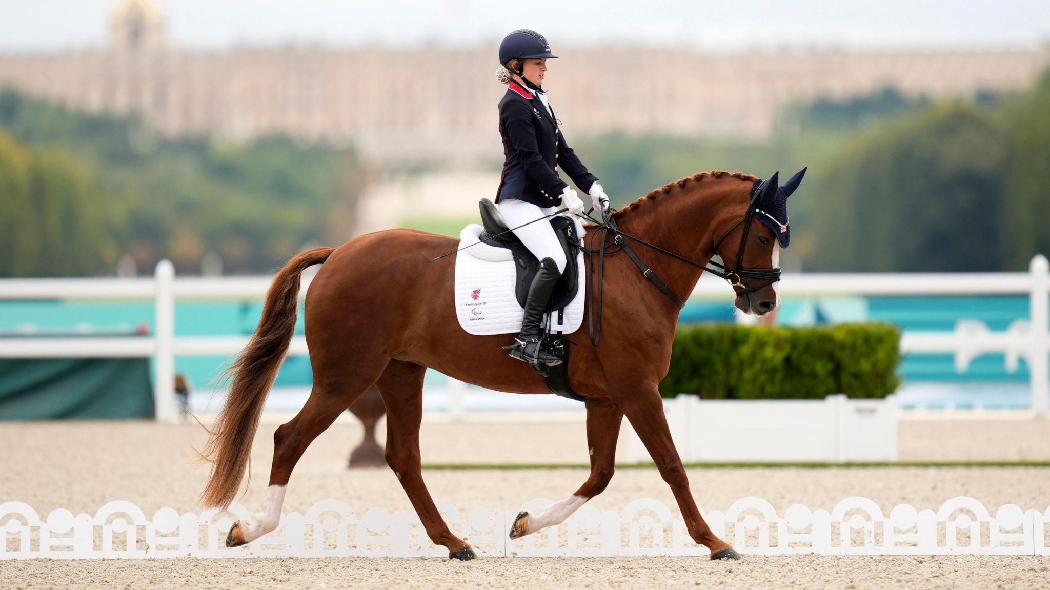 Georgia Wilson in action at the Paralympics in Paris