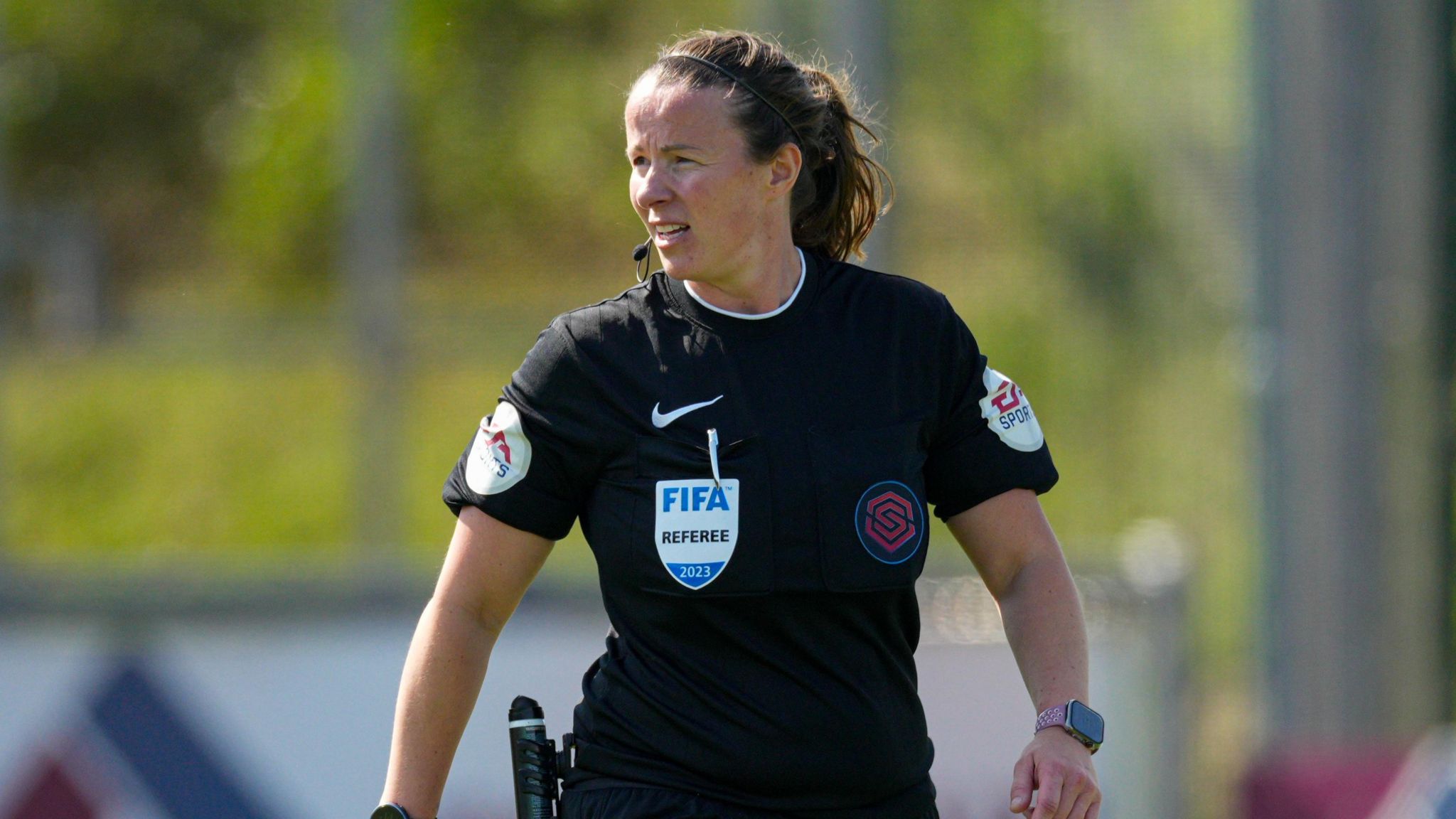 Referee Stacey Pearson