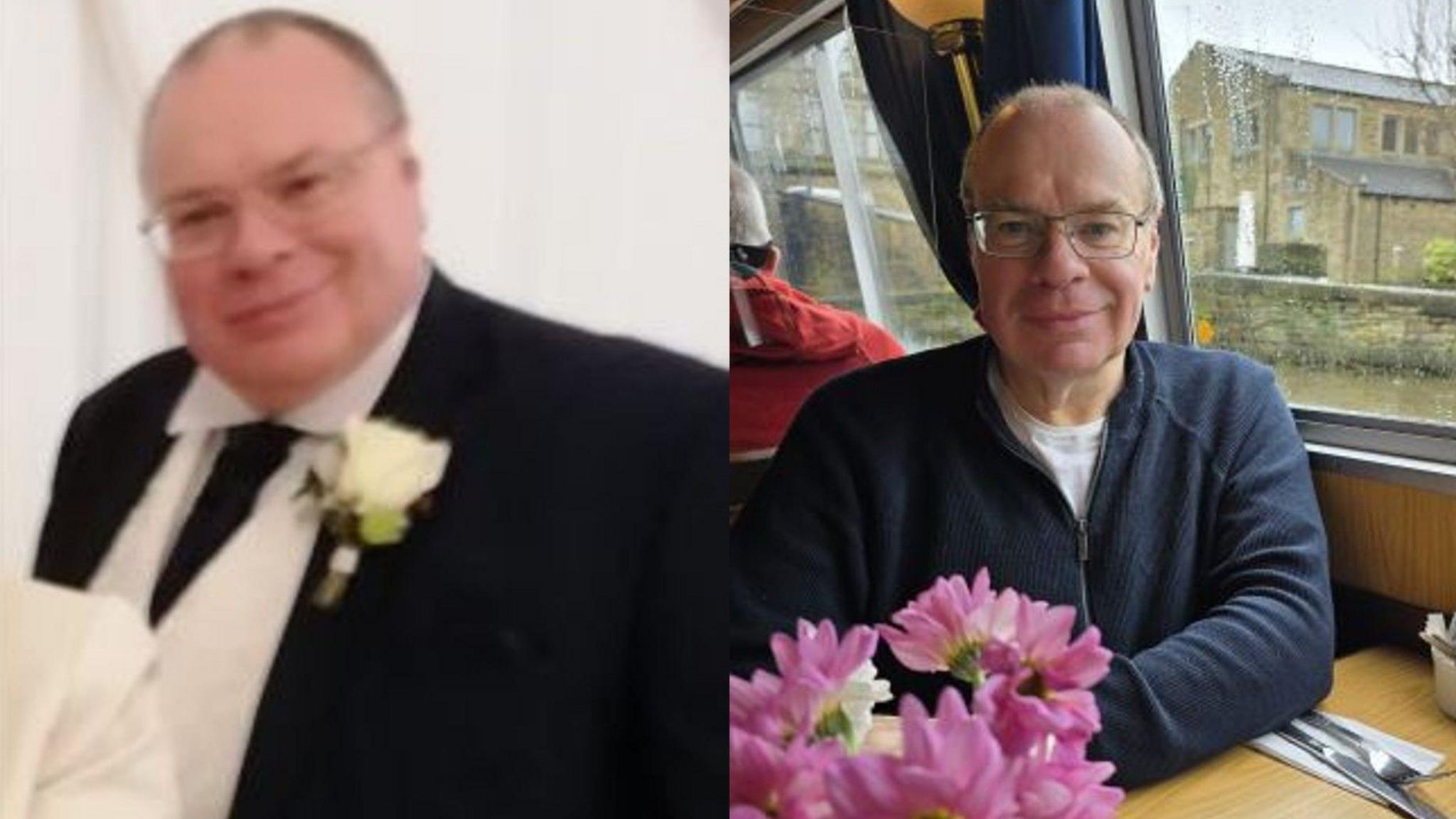 John Fawcett before and after losing weight