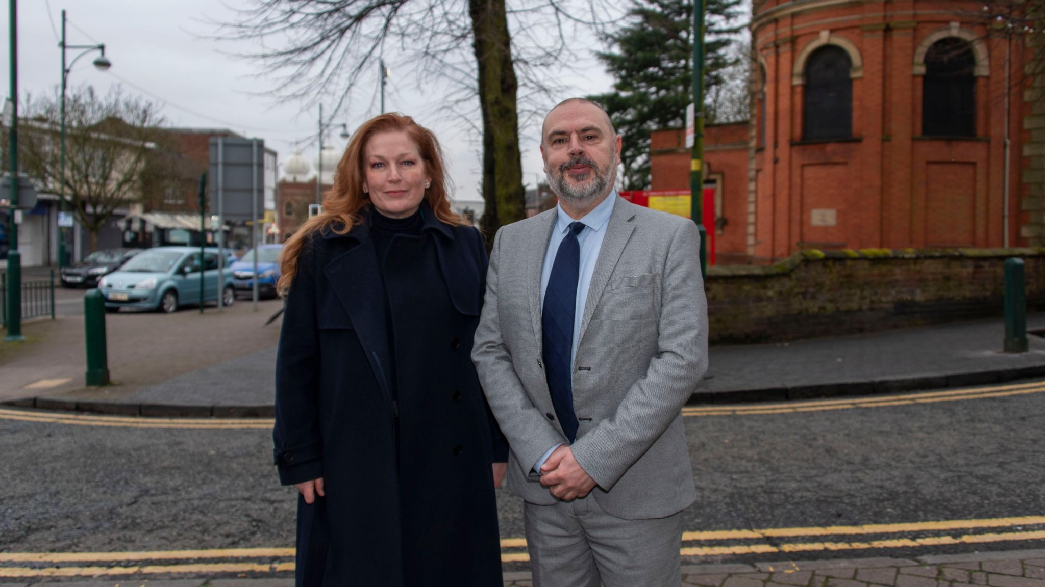 Jane Stevenson, MP for Wolverhampton North East and City Investment Board Member, and Councillor Craig Collingswood, City of Wolverhampton Council Cabinet Member for Environment and Climate Change, 