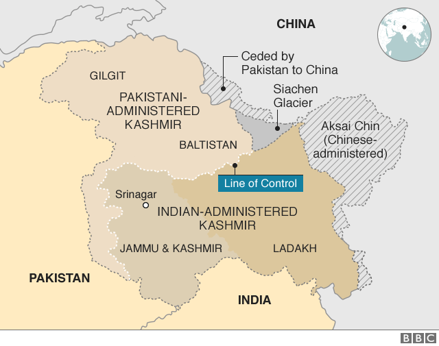 indian map of kashmir Kashmir Territories Profile Bbc News indian map of kashmir