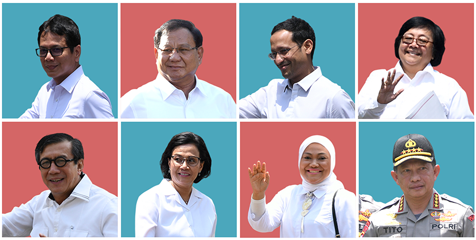 Susunan Kabinet Kabinet Kerja Jokowi Terbaru