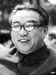 Kim Il-sung shown in file photo dated July 1976