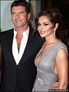 Simon Cowell and Cheryl Cole at the National Television Awards in January