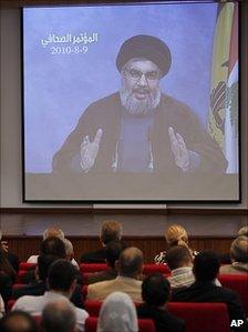 Sheikh Hassan Nasrallah speaks via video link - 9 August 2010