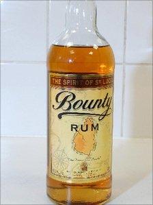 The Bounty rum bottle contained pure liquid cocaine