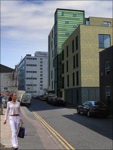 Planned development in Lewes Road Brighton