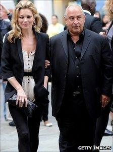 Kate Moss and Sir Philip Green