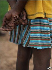 A Kenya school girl