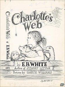 Original 1952 cover of Charlotte's Web