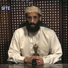Video grab of Anwar al-Awlaki video message, picture credit: SITE Intelligence Group