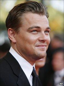 American actor Leonardo Dicaprio at the 60th International film festival in Cannes, southern France, on 19 May 2007