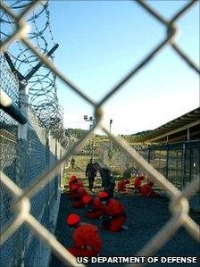 Guantanamo Bay prisoners File pic: 2002