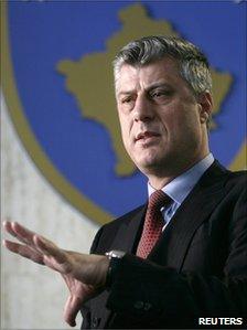 Kosovo PM Hashim Thaci (file pic)