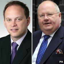 Grant Shapps (left) and Eric Pickles