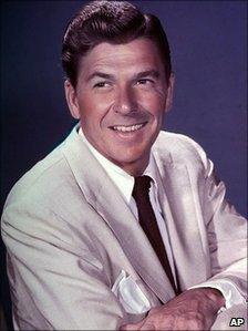 File photograph of Ronald Reagan