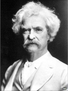 File picture of American author Mark Twain
