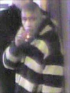 CCTV image of man police wish to speak to in connection with a serious sexual assault