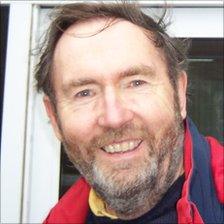 Richard Bull a retired geologist and Lyme Regis Museum volunteer