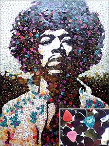 Jimi Hendrix mosaic