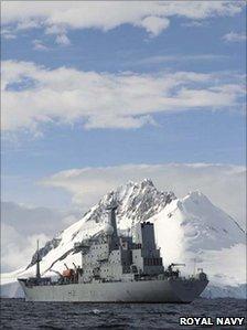 HMS Scott in Antarctica