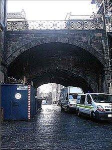 George IV Bridge with Merchant Street below