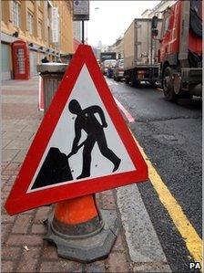 Roadworks sign - generic