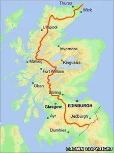 Clyde River Scotland Map Scotland's Watershed Route Mapped Out For Hikers - Bbc News