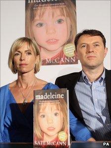 Kate and Gerry McCann launch their book about Madeleine's disappearance