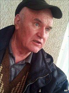 Ratko Mladic soon after his arrest