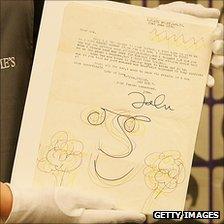 John Lennon letter held by Christie's employee