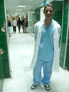 Adam Mubarit is a trainee doctor who helped in the conflict but has gone back to his studies