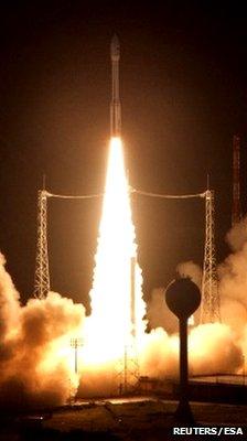 European Rocket Blasts Into Space For First Time - BBC Newsround