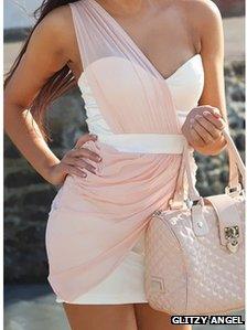 Pink dress by Glitzy Angel